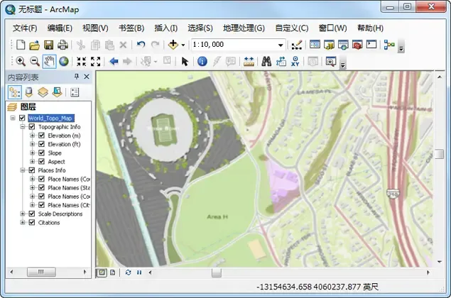 ArcMap 界面